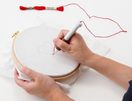 DMCパンチニードル ペンセットループ調節目盛付きホワイト送料無料