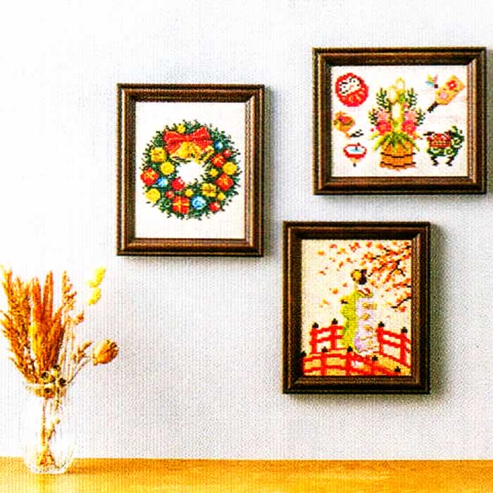 きらめく日本の季節<クロスステッチ>冬のはじまり