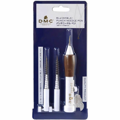 DMCパンチニードル ペンセットループ調節目盛付きホワイト送料無料