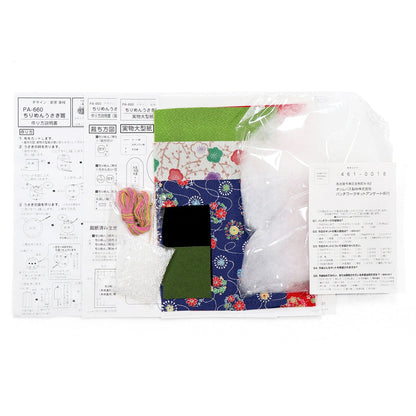 かわいいひなまつり ちりめんうさぎ雛 (ぬいぐるみ) PA-660オリムパス製絲