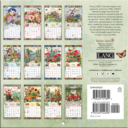 ラング（LANG）USA カレンダー 2027 ラングカレンダー GARDEN BOTANICALS（送料込み）