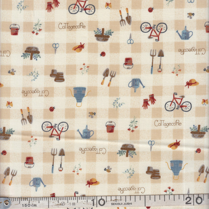 若山雅子 American Country 26 生地26020-10 designed by Masako Wakayama30cm(３個)以上からカットします。