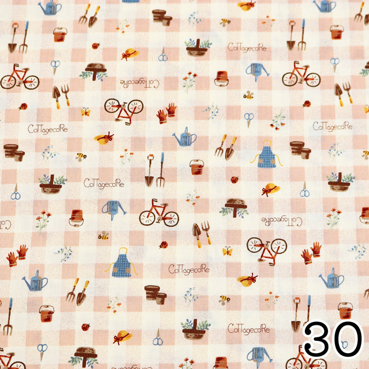 若山雅子 American Country 26 生地26020-30 designed by Masako Wakayama30cm(３個)以上からカットします。
