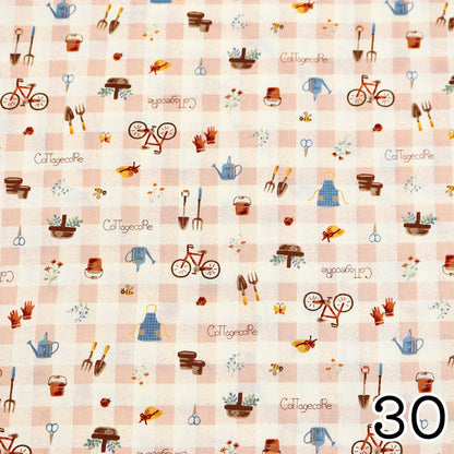 若山雅子 American Country 26 生地26020-30 designed by Masako Wakayama30cm(３個)以上からカットします。