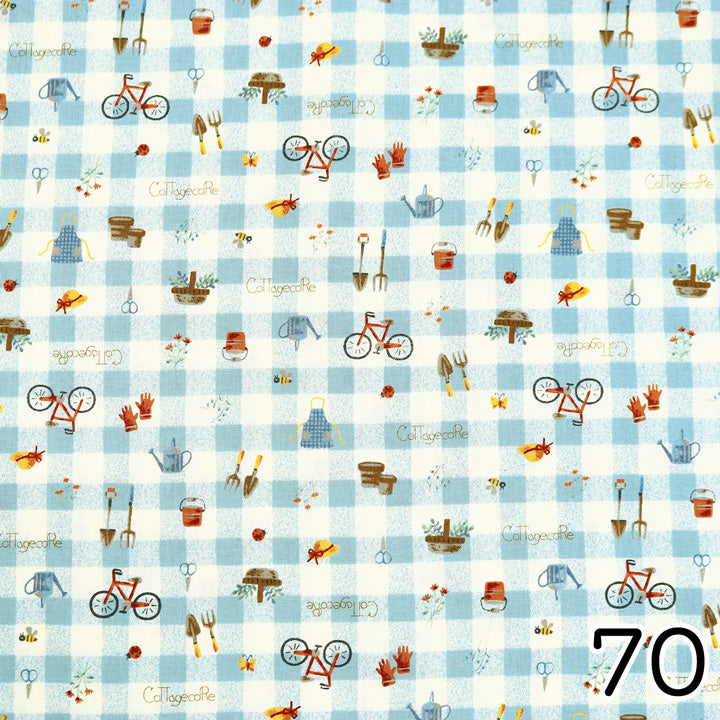 若山雅子 American Country 26 生地26020-70 designed by Masako Wakayama30cm(３個)以上からカットします。