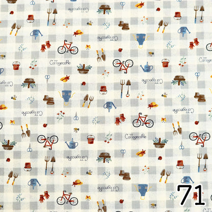 若山雅子 American Country 26 生地26020-71 designed by Masako Wakayama30cm(３個)以上からカットします。
