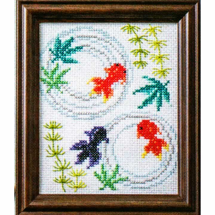 きらめく日本の季節＜クロスステッチ＞夏涼み