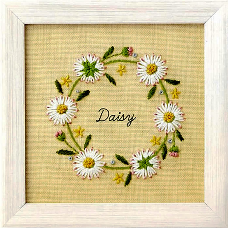 青木和子 刺繍キット 12か月の植物手帖 Daisy(デイジー)