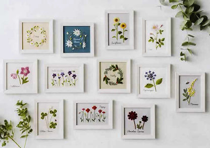 青木和子 刺繍キット 12か月の植物手帖 Hydangea（アジサイ）
