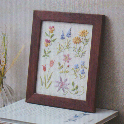 アトリエ ド ノラ 刺繍キット フレーム 春から秋の観察帖　