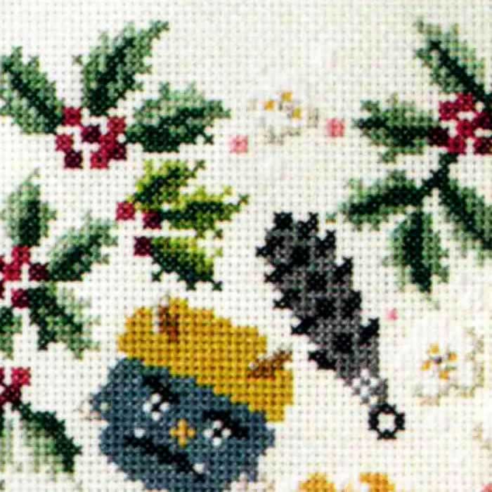 暮らしが華やぐ季節のたのしみ＜クロスステッチ＞　2月福を呼ぶ豆まき（送料込み）