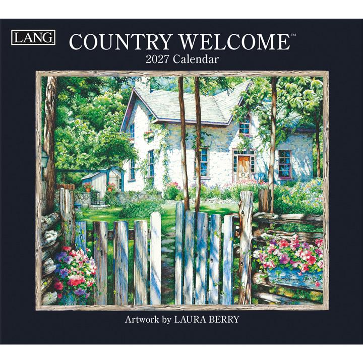 ラング（LANG）USA カレンダー 2027年 ラングカレンダーCountry Welcome カントリーウェルカム   ラング カレンダー2027 カントリーカレンダー