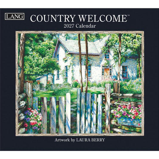 ラング（LANG）USA カレンダー 2027年 ラングカレンダーCountry Welcome カントリーウェルカム   ラング カレンダー2027 カントリーカレンダー