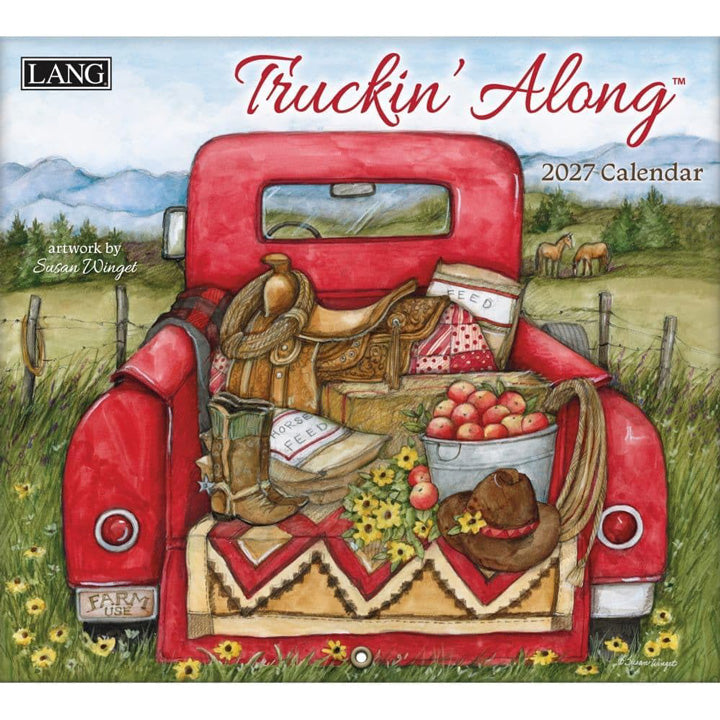 ラング(LANG)USA カレンダー 2027年 ラングカレンダー  Truckin’alone トラッキングアローン