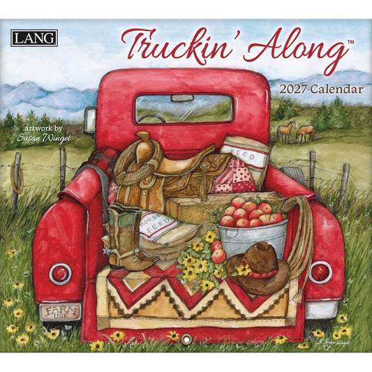ラング(LANG)USA カレンダー 2027年 ラングカレンダー  Truckin’alone トラッキングアローン（送料込み）