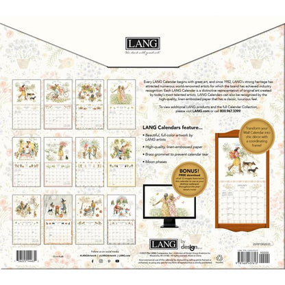 ラング(LANG)USA カレンダー 2026年 ラングカレンダー  Blissful moment