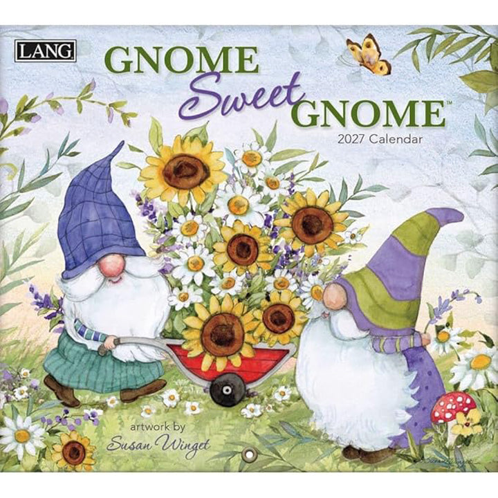ラング(LANG)USA カレンダー 2027年 ラングカレンダー GNOME SWEET GNOME カントリーカレンダー（送料無料)