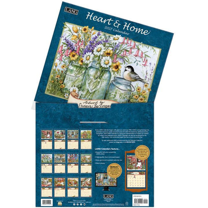 ラング(LANG)USA カレンダー 2027年 ラングカレンダー Heart&Home ハート＆ホーム カントリーカレンダー