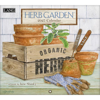 ラング(LANG)USA カレンダー 2027年 ラングカレンダーHerb Garden ハーブガーデン カントリーカレンダー (コピー)