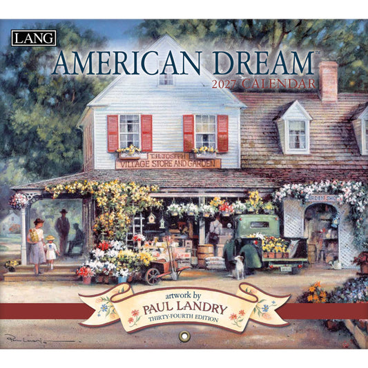 ラング(LANG)USA カレンダー2027年 ラングカレンダー American Dream アメリカンドリーム カントリーカレンダー
