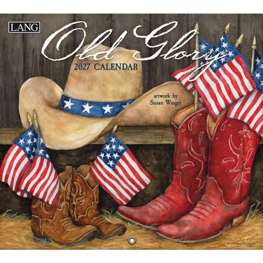 ラング(LANG)USA カレンダー 2027年 ラングカレンダー Old Glory オールドグロリー カントリーカレンダー