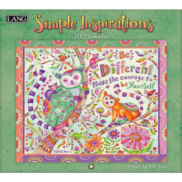ラング(LANG)USA カレンダー 2027年 ラングカレンダー Simple Inspirations シンプルインスピレーションズ  カントリーカレンダー