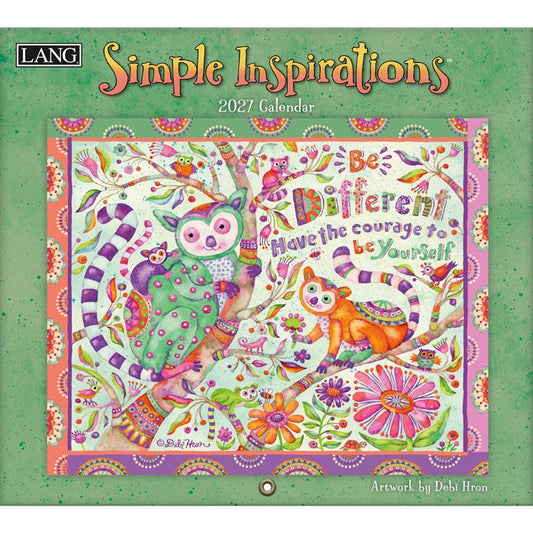 ラング(LANG)USA カレンダー 2027年 ラングカレンダー Simple Inspirations シンプルインスピレーションズ  カントリーカレンダー(送料無料）