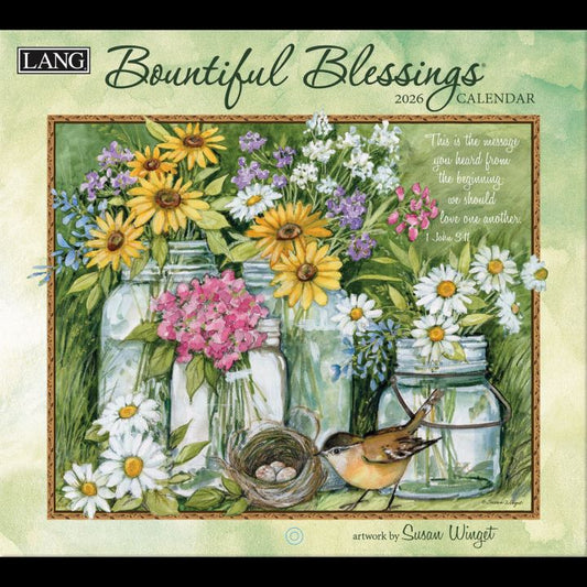ラング(LANG)USA カレンダー 2026年 ラングカレンダー Bountiful Blessings バウンティフル ブレッシングズ カントリーカレンダー 　